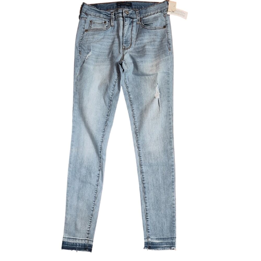 Aeropostale High Waist Jegging Womens Size 4 Faded Blue Skinny Jeans NWT